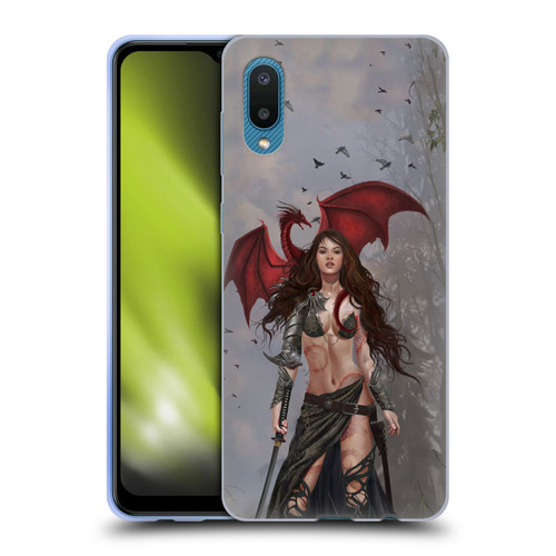 Nene Thomas Gothic Dragon Witch Warrior Sword Soft Gel Case for Samsung Galaxy A02/M02 (2021)