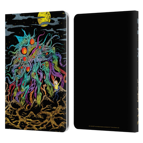 Rick And Morty Season 1 & 2 Graphics The Dunrick Horror Leather Book Wallet Case Cover For Amazon Kindle Paperwhite 1 / 2 / 3