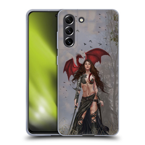 Nene Thomas Gothic Dragon Witch Warrior Sword Soft Gel Case for Samsung Galaxy S21 FE 5G