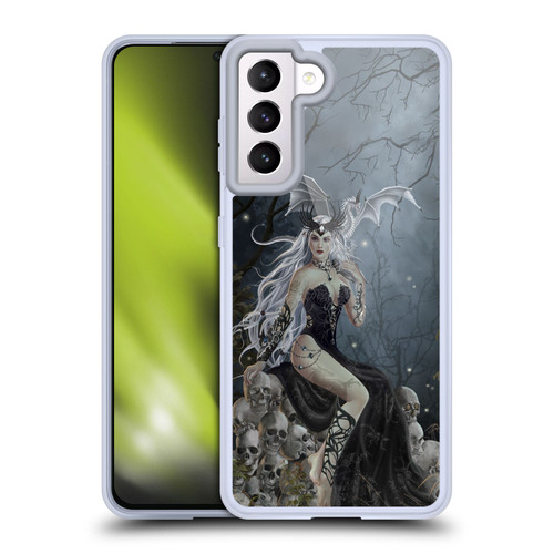 Nene Thomas Gothic Mad Queen Of Skulls Dragon Soft Gel Case for Samsung Galaxy S21 5G