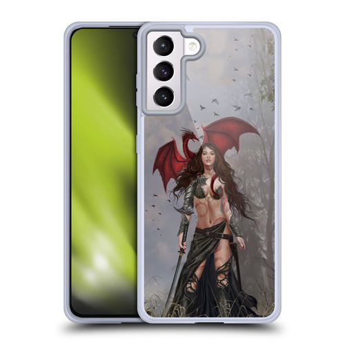 Nene Thomas Gothic Dragon Witch Warrior Sword Soft Gel Case for Samsung Galaxy S21+ 5G