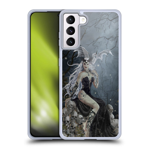 Nene Thomas Gothic Mad Queen Of Skulls Dragon Soft Gel Case for Samsung Galaxy S21+ 5G