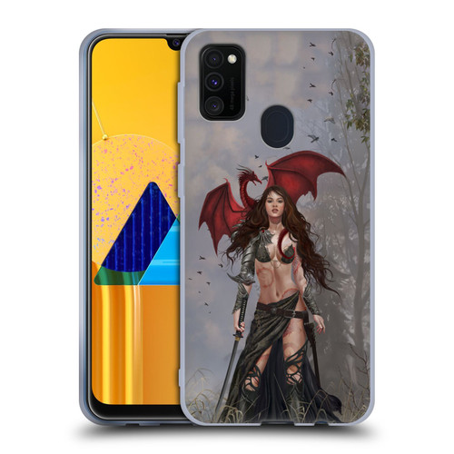 Nene Thomas Gothic Dragon Witch Warrior Sword Soft Gel Case for Samsung Galaxy M30s (2019)/M21 (2020)