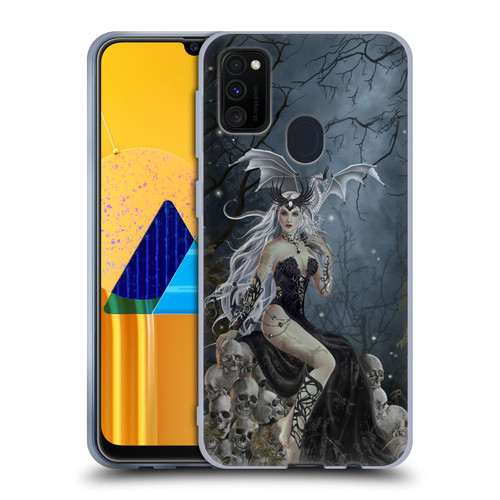 Nene Thomas Gothic Mad Queen Of Skulls Dragon Soft Gel Case for Samsung Galaxy M30s (2019)/M21 (2020)