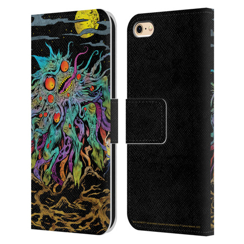 Rick And Morty Season 1 & 2 Graphics The Dunrick Horror Leather Book Wallet Case Cover For Apple iPhone 6 / iPhone 6s