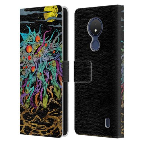 Rick And Morty Season 1 & 2 Graphics The Dunrick Horror Leather Book Wallet Case Cover For Nokia C21