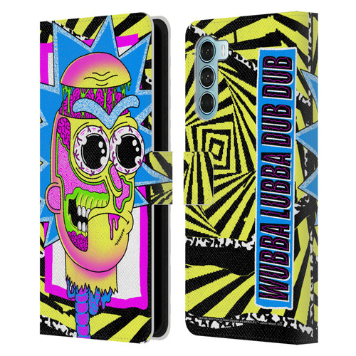 Rick And Morty Season 1 & 2 Graphics Rick Leather Book Wallet Case Cover For Motorola Edge S30 / Moto G200 5G
