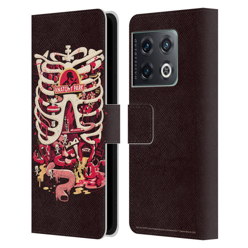 Rick And Morty Season 1 & 2 Graphics Anatomy Park Leather Book Wallet Case Cover For OnePlus 10 Pro