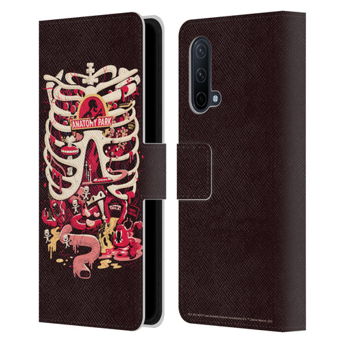 Rick And Morty Season 1 & 2 Graphics Anatomy Park Leather Book Wallet Case Cover For OnePlus Nord CE 5G