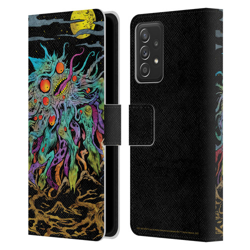 Rick And Morty Season 1 & 2 Graphics The Dunrick Horror Leather Book Wallet Case Cover For Samsung Galaxy A53 5G (2022)
