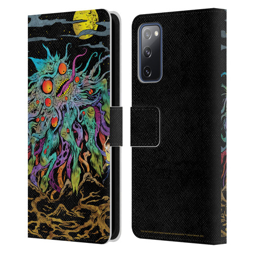 Rick And Morty Season 1 & 2 Graphics The Dunrick Horror Leather Book Wallet Case Cover For Samsung Galaxy S20 FE / 5G