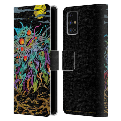 Rick And Morty Season 1 & 2 Graphics The Dunrick Horror Leather Book Wallet Case Cover For Samsung Galaxy M31s (2020)