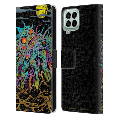 Rick And Morty Season 1 & 2 Graphics The Dunrick Horror Leather Book Wallet Case Cover For Samsung Galaxy M33 (2022)