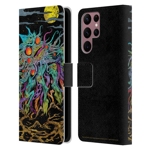 Rick And Morty Season 1 & 2 Graphics The Dunrick Horror Leather Book Wallet Case Cover For Samsung Galaxy S22 Ultra 5G