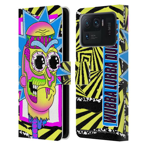 Rick And Morty Season 1 & 2 Graphics Rick Leather Book Wallet Case Cover For Xiaomi Mi 11 Ultra