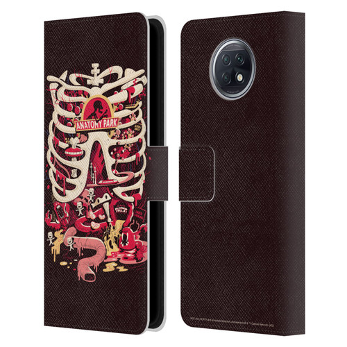 Rick And Morty Season 1 & 2 Graphics Anatomy Park Leather Book Wallet Case Cover For Xiaomi Redmi Note 9T 5G