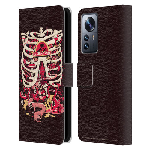 Rick And Morty Season 1 & 2 Graphics Anatomy Park Leather Book Wallet Case Cover For Xiaomi 12 Pro