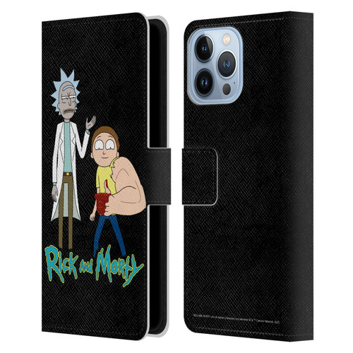 Rick And Morty Season 3 Character Art Rick and Morty Leather Book Wallet Case Cover For Apple iPhone 13 Pro Max