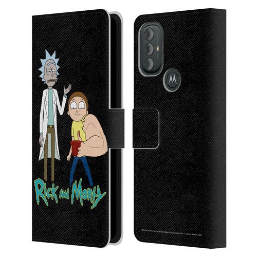 Rick And Morty Season 3 Character Art Rick and Morty Leather Book Wallet Case Cover For Motorola Moto G10 / Moto G20 / Moto G30