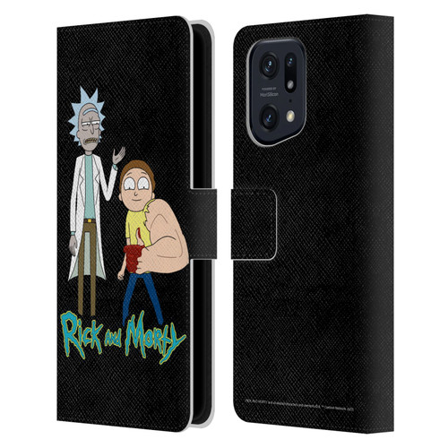 Rick And Morty Season 3 Character Art Rick and Morty Leather Book Wallet Case Cover For OPPO Find X5 Pro