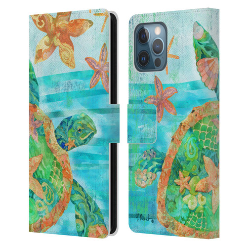 Paul Brent Coastal Nassau Turtle Leather Book Wallet Case Cover For Apple iPhone 12 Pro Max