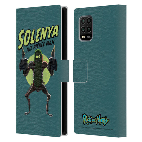 Rick And Morty Season 3 Character Art Pickle Rick Leather Book Wallet Case Cover For Xiaomi Mi 10 Lite 5G