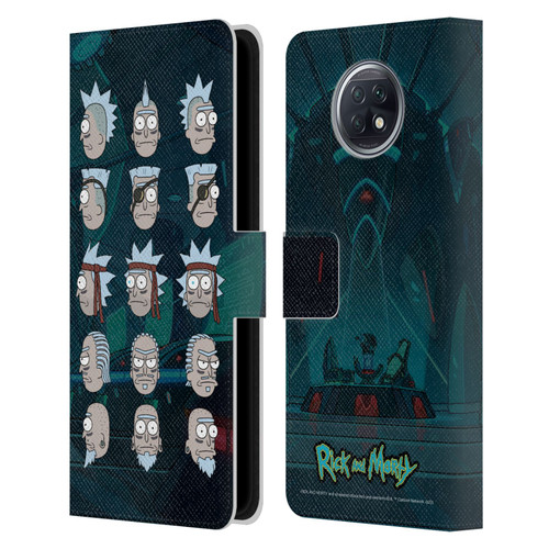 Rick And Morty Season 3 Character Art Seal Team Ricks Leather Book Wallet Case Cover For Xiaomi Redmi Note 9T 5G