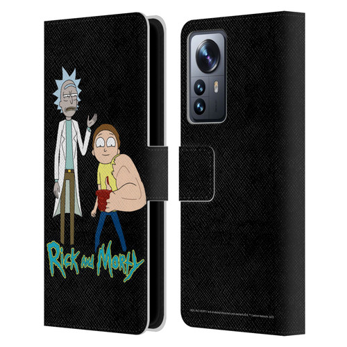 Rick And Morty Season 3 Character Art Rick and Morty Leather Book Wallet Case Cover For Xiaomi 12 Pro