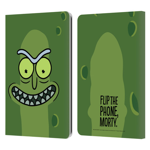 Rick And Morty Season 3 Graphics Pickle Rick Leather Book Wallet Case Cover For Amazon Kindle Paperwhite 1 / 2 / 3