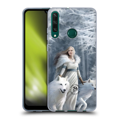 Anne Stokes Wolves Winter Guardians Soft Gel Case for Huawei Y6p