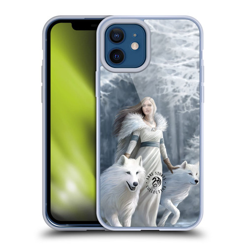 Anne Stokes Wolves Winter Guardians Soft Gel Case for Apple iPhone 12 / iPhone 12 Pro