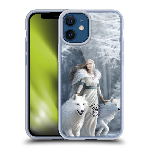 Anne Stokes Wolves Winter Guardians Soft Gel Case for Apple iPhone 12 Mini