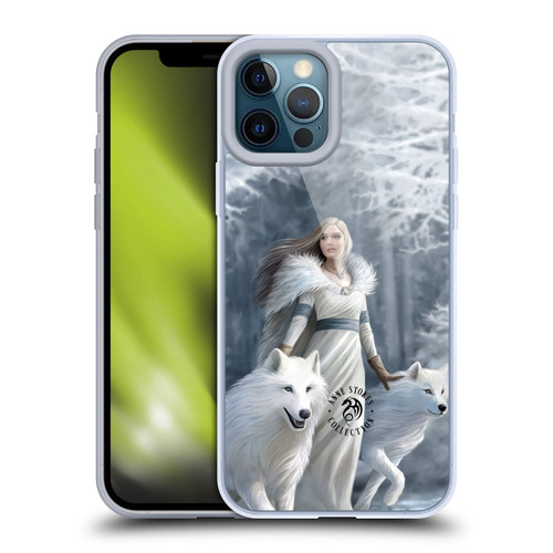 Anne Stokes Wolves Winter Guardians Soft Gel Case for Apple iPhone 12 Pro Max