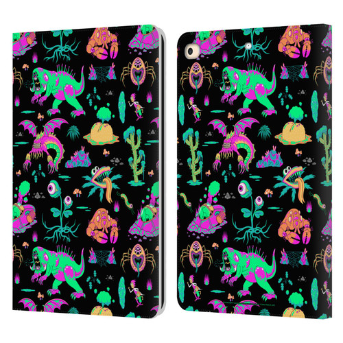 Rick And Morty Season 3 Graphics Aliens Leather Book Wallet Case Cover For Apple iPad 9.7 2017 / iPad 9.7 2018
