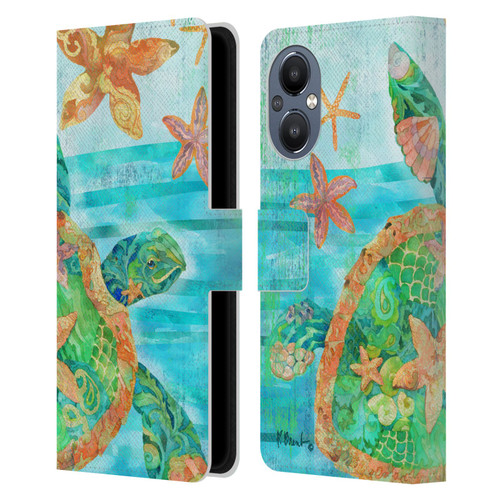 Paul Brent Coastal Nassau Turtle Leather Book Wallet Case Cover For OnePlus Nord N20 5G