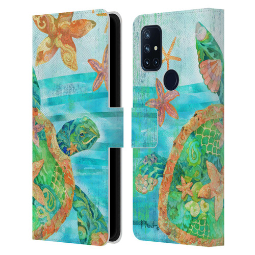 Paul Brent Coastal Nassau Turtle Leather Book Wallet Case Cover For OnePlus Nord N10 5G