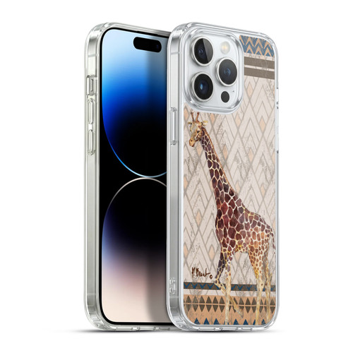 Paul Brent Animals Tribal Giraffe Soft Gel Case for Apple iPhone 13 Pro Max & MagSafe