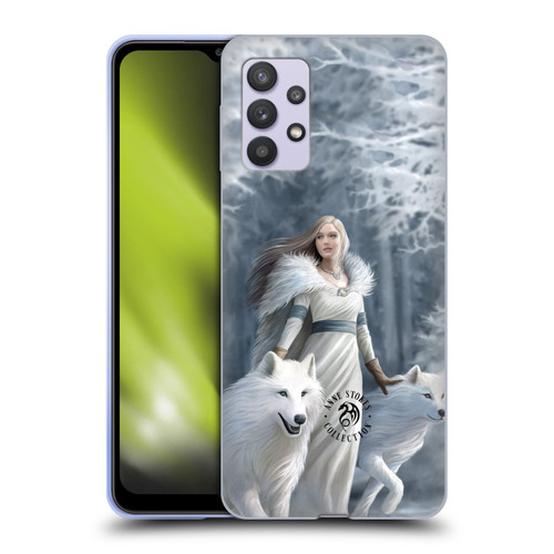 Anne Stokes Wolves Winter Guardians Soft Gel Case for Samsung Galaxy A32 5G / M32 5G (2021)