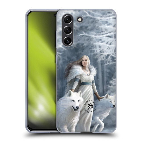 Anne Stokes Wolves Winter Guardians Soft Gel Case for Samsung Galaxy S21 FE 5G
