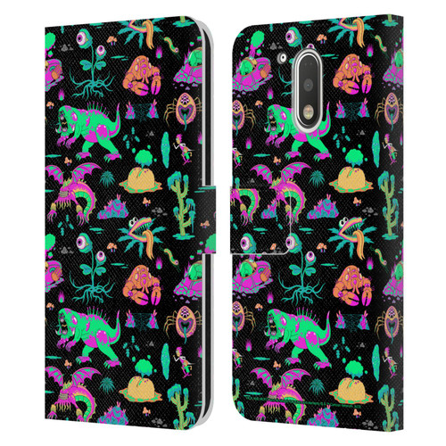 Rick And Morty Season 3 Graphics Aliens Leather Book Wallet Case Cover For Motorola Moto G41
