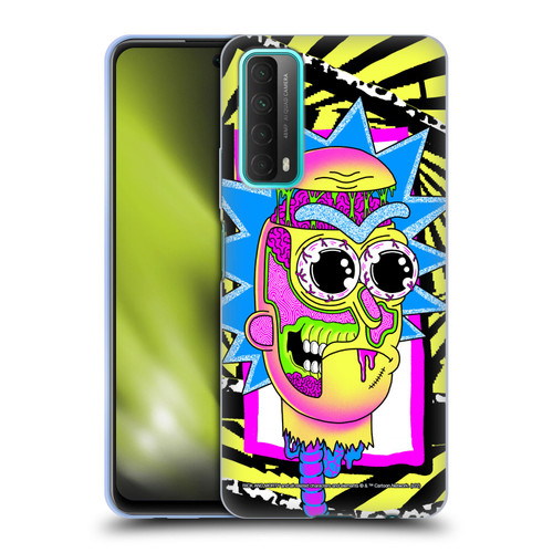 Rick And Morty Season 1 & 2 Graphics Rick Soft Gel Case for Huawei P Smart (2021)