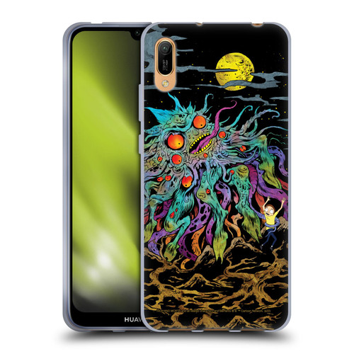 Rick And Morty Season 1 & 2 Graphics The Dunrick Horror Soft Gel Case for Huawei Y6 Pro (2019)