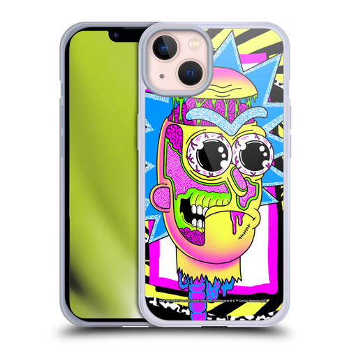 Rick And Morty Season 1 & 2 Graphics Rick Soft Gel Case for Apple iPhone 13