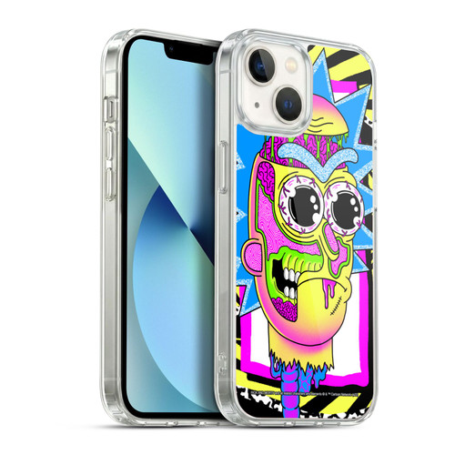 Rick And Morty Season 1 & 2 Graphics Rick Soft Gel Case for Apple iPhone 13