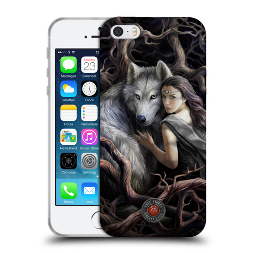 Anne Stokes Wolves 2 Soul Bond Soft Gel Case for Apple iPhone 5 / 5s / iPhone SE 2016