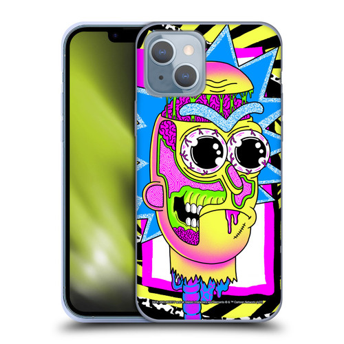 Rick And Morty Season 1 & 2 Graphics Rick Soft Gel Case for Apple iPhone 14