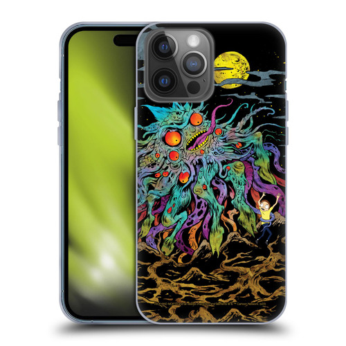 Rick And Morty Season 1 & 2 Graphics The Dunrick Horror Soft Gel Case for Apple iPhone 14 Pro Max