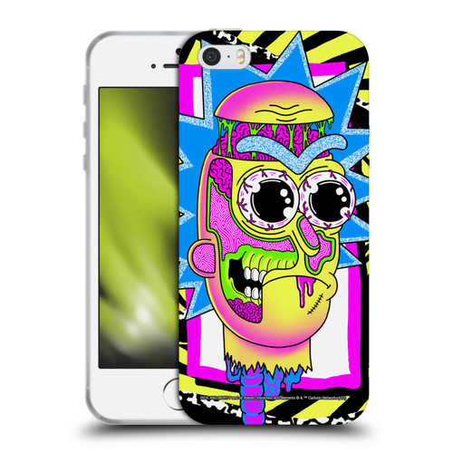 Rick And Morty Season 1 & 2 Graphics Rick Soft Gel Case for Apple iPhone 5 / 5s / iPhone SE 2016