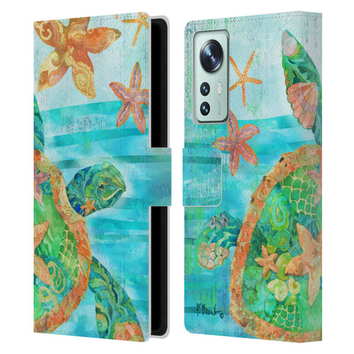 Paul Brent Coastal Nassau Turtle Leather Book Wallet Case Cover For Xiaomi 12