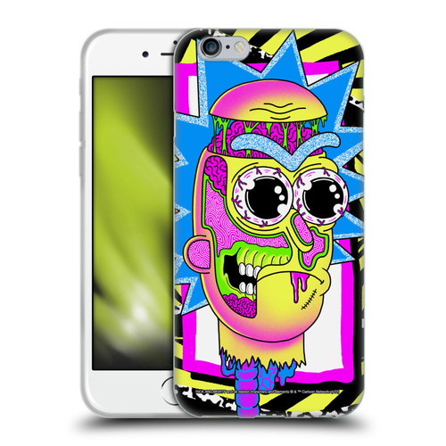 Rick And Morty Season 1 & 2 Graphics Rick Soft Gel Case for Apple iPhone 6 / iPhone 6s